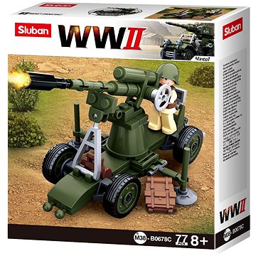 

Sluban WWII M38-B0678C 4into1 Protiletadlové dělo