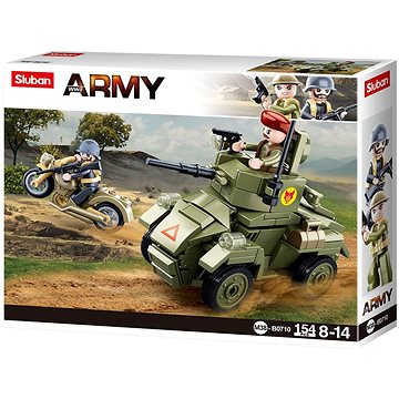 

Sluban Army M38-B0710 Malý obrbněný vůz