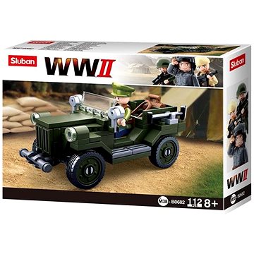 

Sluban WWII M38-B0682 Sovětský terénní vůz GAZ 67