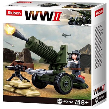 

Sluban WWII M38-B0678A 4into1 Protitankový kanón