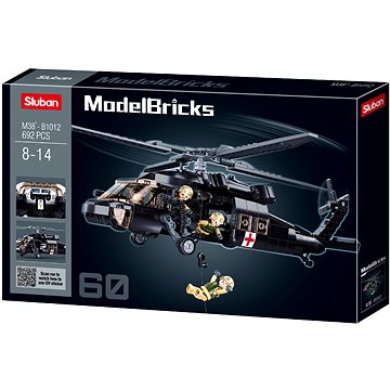 

Sluban Model Bricks M38-B1012 Lékařská Army Helicoptéra UH-60 Black Hawk