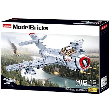 

Sluban Model Bricks M38-B0983 Proudový stíhací letoun MiG-15