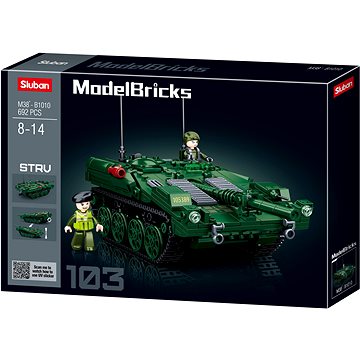 

Sluban Model Bricks M38-B1010 STRV103 Hlavní bitevní tank