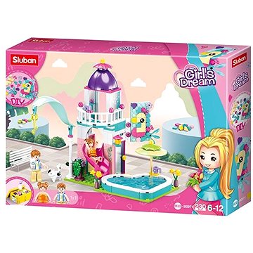 

Sluban Girls Dream M38-B0971 Domek ze skluzavkou do bazénu