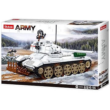 

Sluban Army Bitva o Budapešť M38-B0978 Bílý tank T-34/85