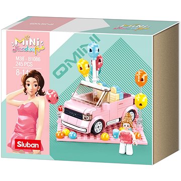

Sluban Mini Handcraft M38-B1086 MiniQ ružový kabriolet