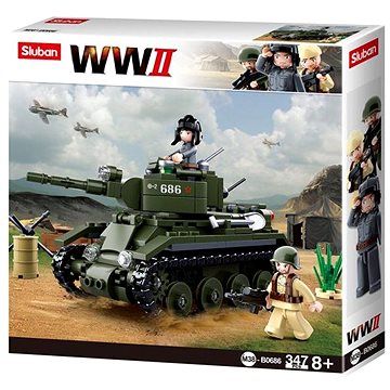 

Sluban WWII M38-B0686 Sovětský tank BT7