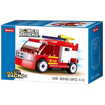 

Sluban Power Bricks M38-B0916G Natahovací hasičské auto