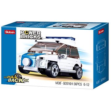 

Sluban Power Bricks M38-B0916H Natahovací policejní auto