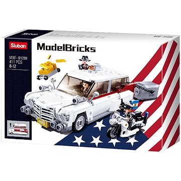 

Sluban Model Bricks M38-B1099 Americký vůz pro lupiče