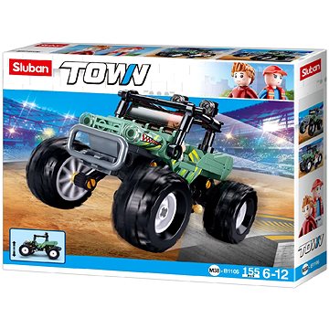 

Sluban Town M38-B1106 Zelený závodní vůz na Offroad trial