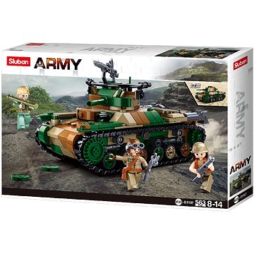 

Sluban WWII M38-B1107 Typ 97 Japonský střední tank 2v1