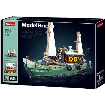

Sluban Model Bricks M38-B1119 Rybářská loď Ellie