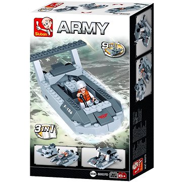 

Sluban Army Creator M38-B0537D Vyloďovací člun 3v1