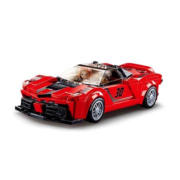 

Sluban - Model Bricks M38-B0955 Červený italský sporťák