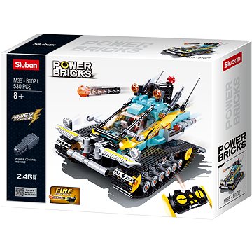 

Sluban Power Bricks M38-B1021 Pásový vůz Škorpión R/C na dálkové ovládání