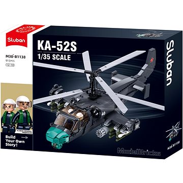 

Sluban Army Model Bricks M38-B1138 Dělostřelecký vrtulník KA-52S