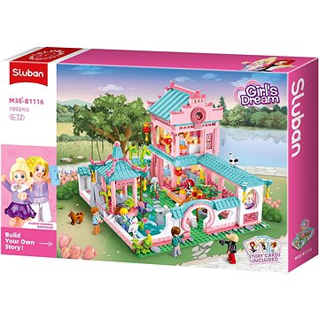 

Sluban Girls Dream M38-B1116 Okrasná dvoupatrová vila