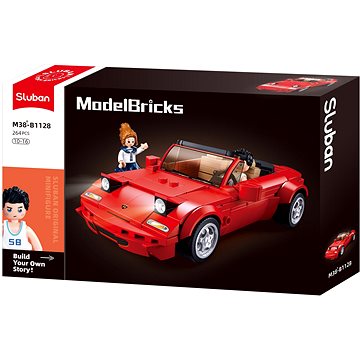 

Sluban Model Bricks M38-B1128 Sportovní vůz MX5