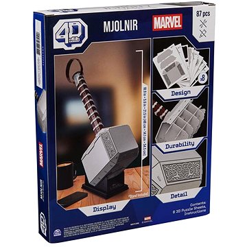

4D Build Puzzle Marvel Thorovo kladivo 3D