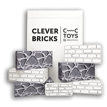 

CC Toys Cihličky Clever Bricks Kámen-vybarvovací