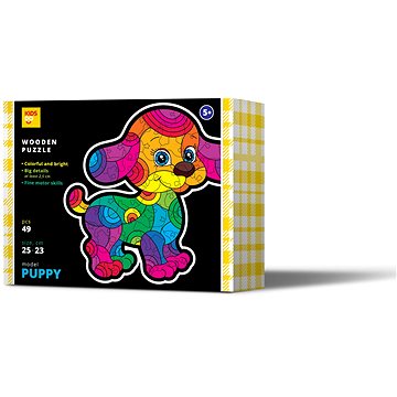 

Kids Do Dřevěné puzzle Štěně 49 ks