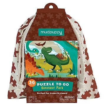 

Mudpuppy Puzzle na cesty - Dinosauří park 36 dílků