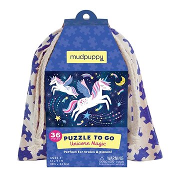 

Mudpuppy Puzzle na cesty - Kouzlo jednorožce 36 dílků