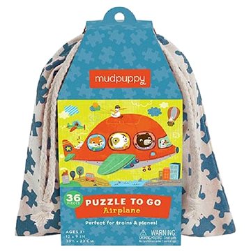 

Mudpuppy Puzzle na cesty - Letadlo 36 dílků