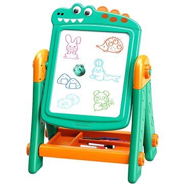 Aga4Kids Dětská tabule na fixy 2v1 zelená