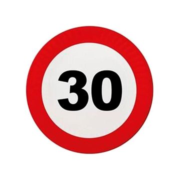 

Talíře dopravní značka 30