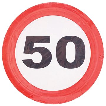 Talíře dopravní značka 50