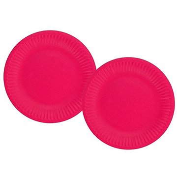 

GODAN Papírový talíř tmavě růžový 18 cm, 12 ks