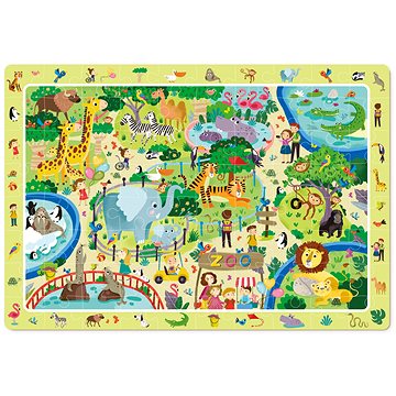 

Dodo Puzzle s hledáním obrázků ZOO 80 dílků