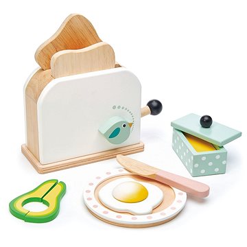 

Tender Leaf Dřevěný toastovač Breakfast Toaster Set