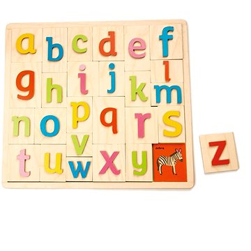 

Tender Leaf Alphabet Pictures Dřevěná vkládačka s abecedou