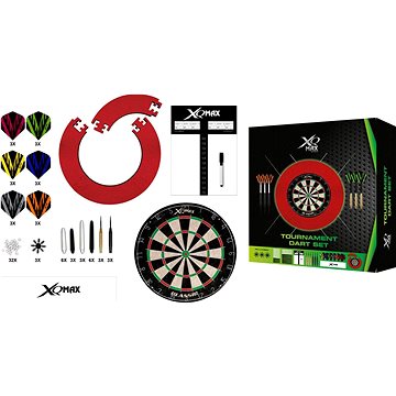 

XQ MAX Kompletní turnajová sada - šipky + terč + příslušenství