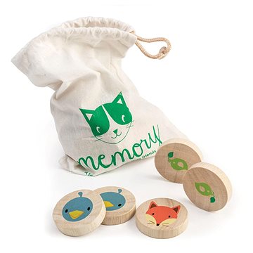 

Tender Leaf Dřevěné pexeso Clever Cat Memory Game