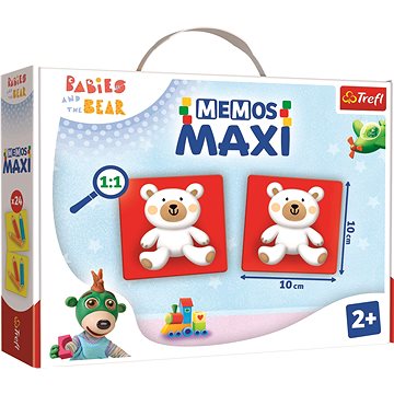 

Trefl Maxi pexeso Treflíci a medvídek
