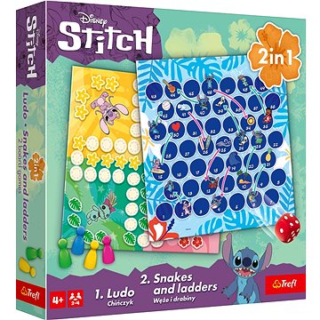 

Trefl Lilo & Stitch, 2v1: Člověče, nezlob se a Hadi a žebříky