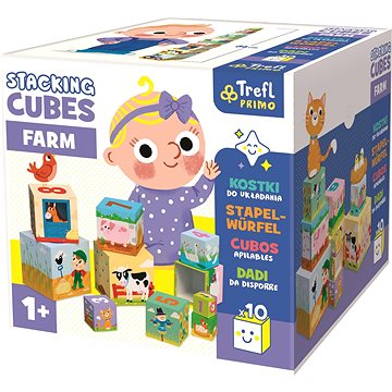 

Trefl Primo Edukativní skládací kostky Farma