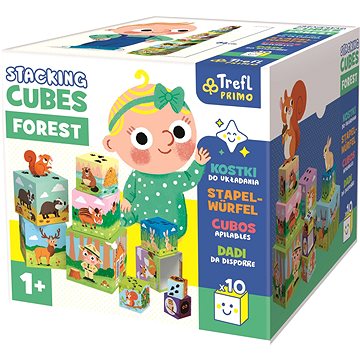 

Trefl Primo Edukativní skládací kostky Les