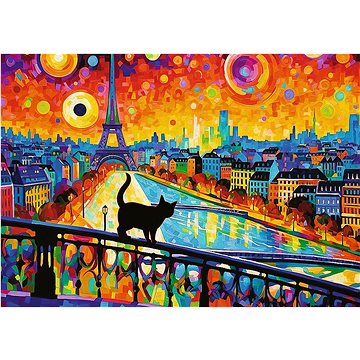

Trefl Puzzle Kočka v Paříži 1000 dílků