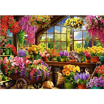 

Trefl Puzzle Premium Plus Tea Time: Jarní přípravy 1000 dílků