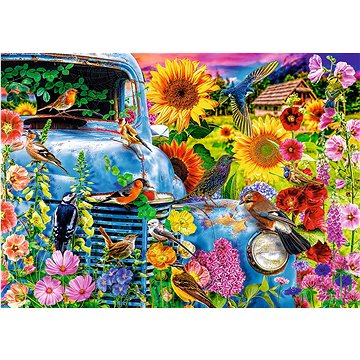 

Trefl Puzzle Premium Plus Tea Time: Zpěvní ptáci 1000 dílků
