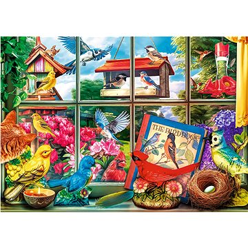 

Trefl Puzzle Premium Plus Tea Time: Svět ptáků 1000 dílků