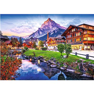 

Trefl Puzzle Premium Plus Photo Odyssey: Alpské město ve Švýcarsku 1000 dílků