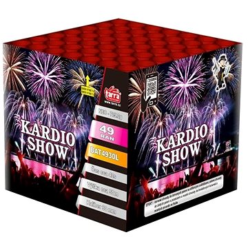 

TARRA Ohňostroj baterie výmetnic - kardio show 49 ran