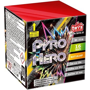 

TARRA Ohňostroj baterie výmetnic - pyrohero 16 ran