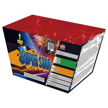 

TARRA Ohňostroj baterie výmetnic - super star 25 ran